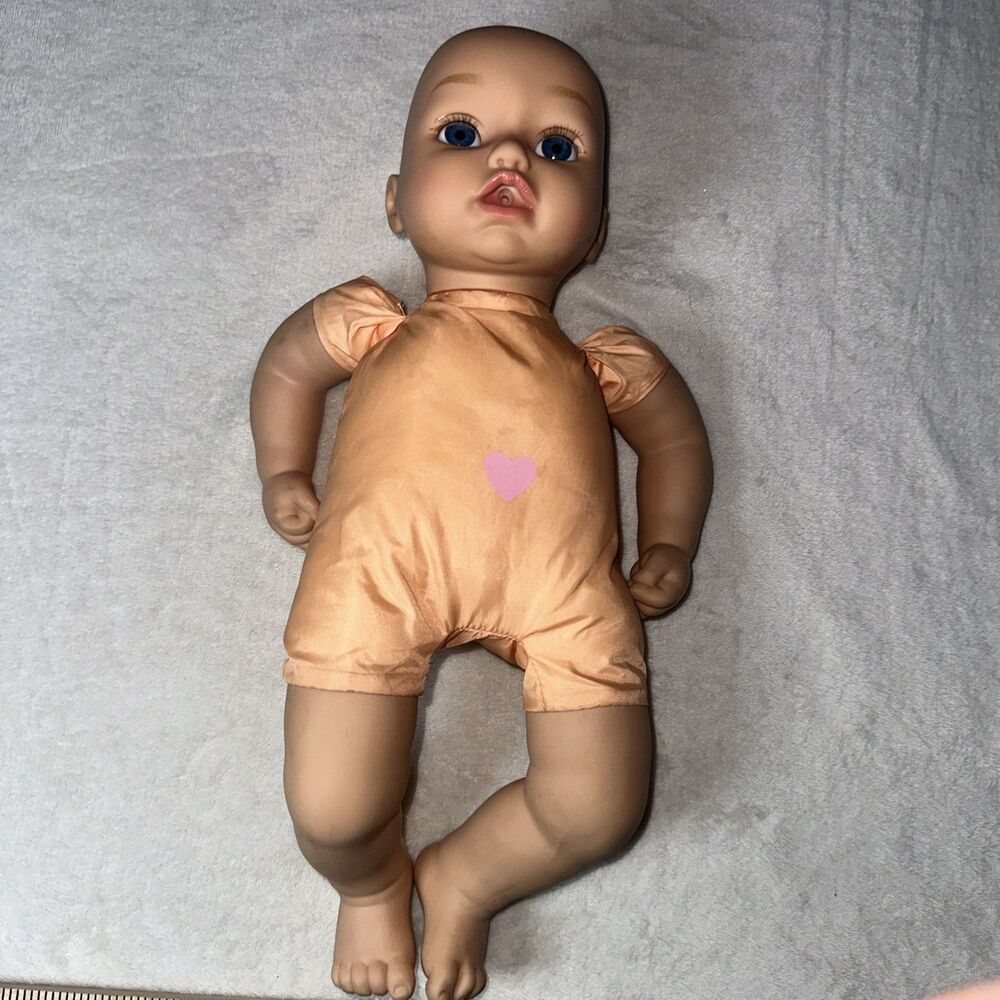 Zapf Creation Baby Annabell 17” Interactive Doll Tested & Works No Clothes *Read